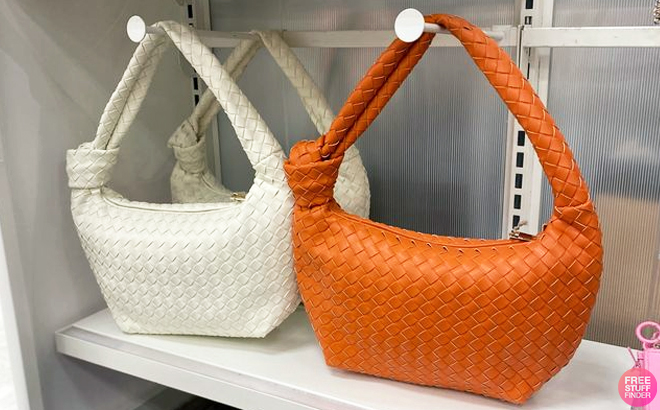 A New Day Woven Slouchy Shoulder Handbags