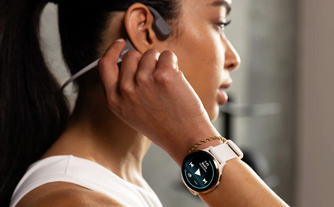A Person Wearing Garmin Venu 3S Smartwatch