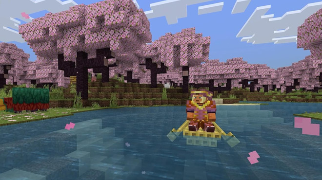A Screen Grab from the Minecraft Xbox Game