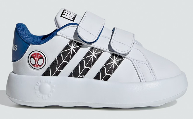 ADIDAS MARVELS SPIDER MAN GRAND COURT SHOES KIDS