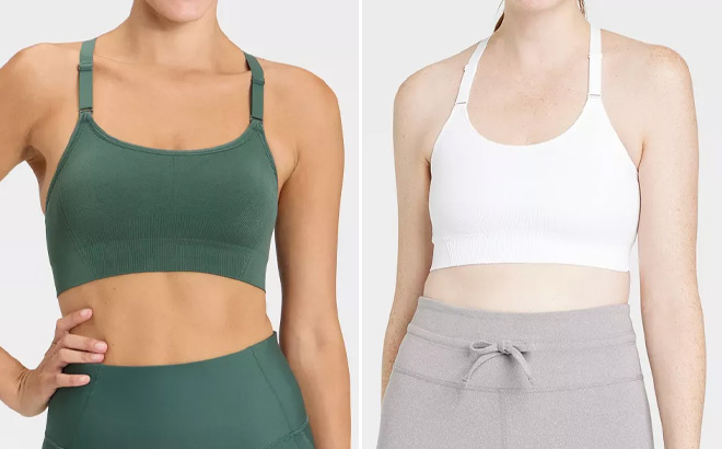 All In Motion Womens Seamless Cami Sports Bras