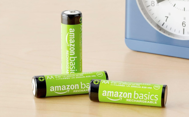 Amazon Basics 16 Pack Rechargeable AA NiMH Batteries
