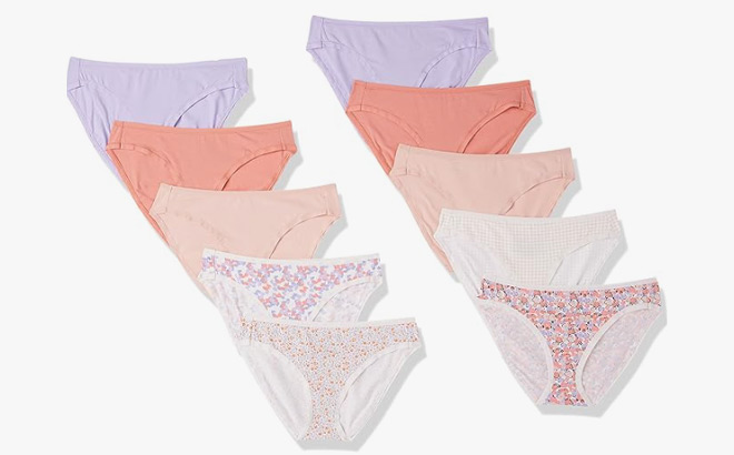 Amazon Essentials Womens Cotton Bikini Brief Underwear 1