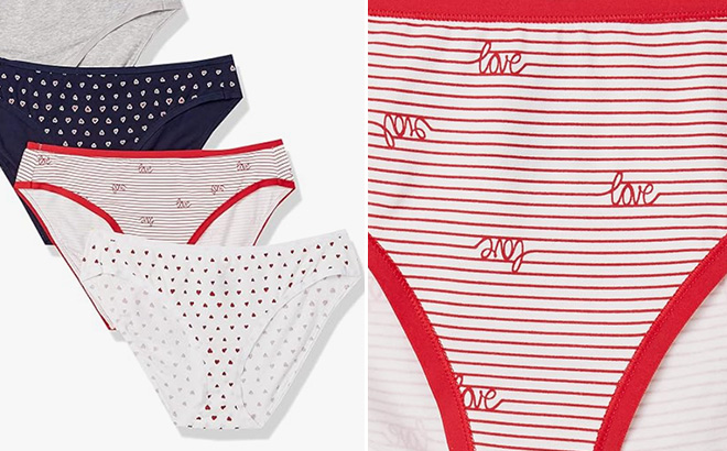 Amazon Essentials Womens Cotton Bikini Briefs