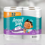 Angel Soft Toilet Paper on the Table