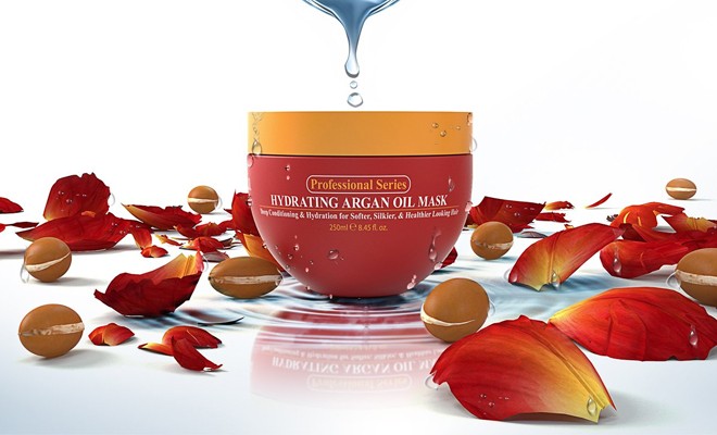 Arvazallia Hydrating Argan Oil Hair Mask and Deep Conditioner for Dry or Damaged Hair