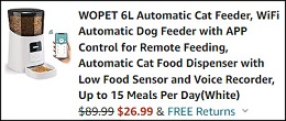 Automatic Cat Feeder Checkout