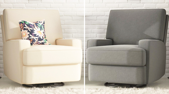 Baby Relax Rylan 4 in 1 Swivel Glider Rocker Recliner Chairs