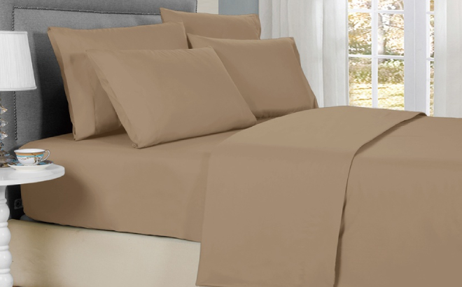 Bamboo 1800 Thread Count Deep Pocket 3 Piece Sheet Set