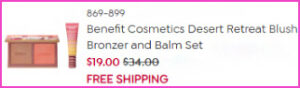 Benefit Makeup Set at Checkout Benefit Makeup Set at Checkout