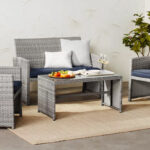 Best Choice Products 4 Piece Outdoor Wicker Patio Furniture Set