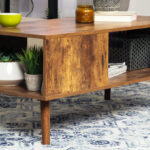 Best Choice Products Coffee Accent Table in Brown Color