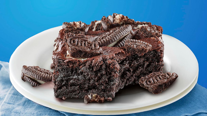 Betty Crocker Oreo Brownie on a Plate Betty Crocker Oreo Brownie on a Plate