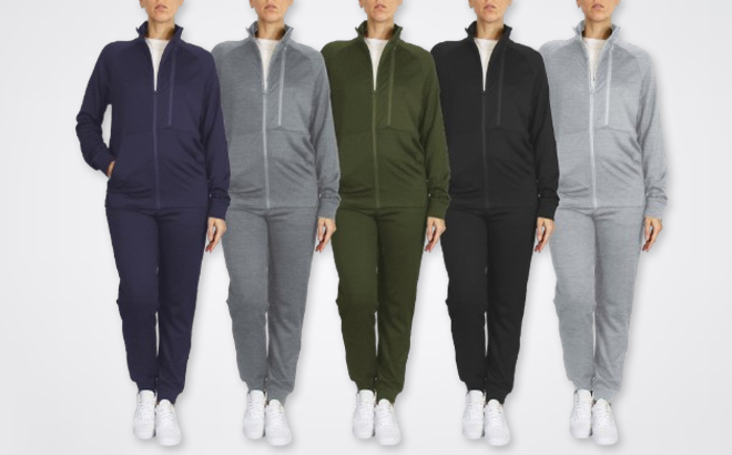 Blue Ice Women's Top & Bottom Active Set