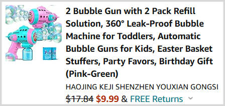 Bubble Gun 2 Pack Checkout Bubble Gun 2 Pack Checkout