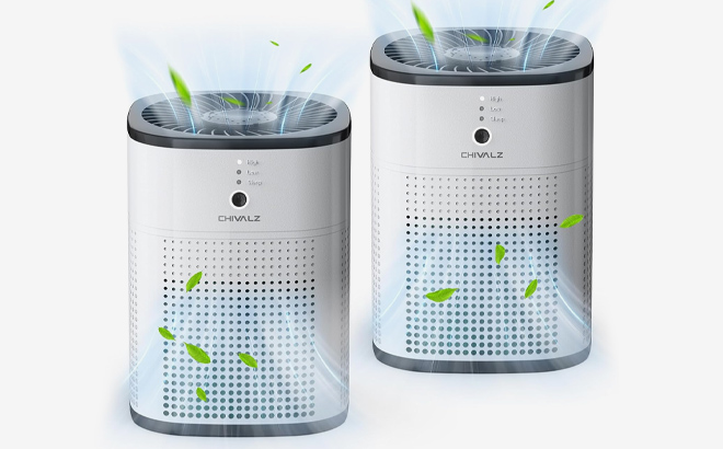 CHIVALZ HEPA Air Purifier 2 Pack CHIVALZ HEPA Air Purifier 2 Pack