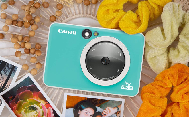 Canon Ivy CLIQ 2 Instant Camera Printer in Turquoise color