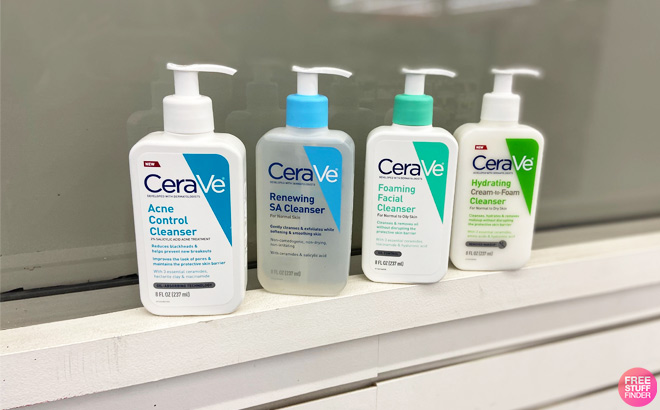Cerave Skin Care Products on Display