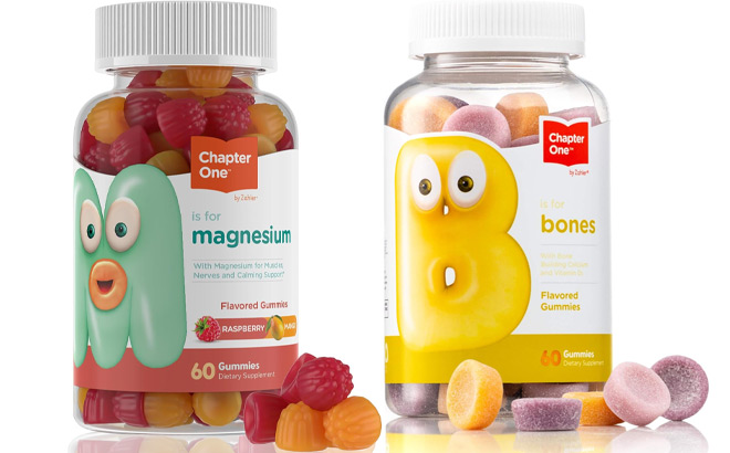 Chapter One Magnesium Gummies and Chapter Calcium with Vitamin D3 Gummies Chapter One Magnesium Gummies and Chapter Calcium with Vitamin D3 Gummies