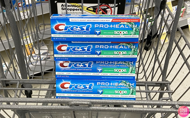 Crest Pro Health Toothpaste Plus Scope Mint in Cart at Walgreens