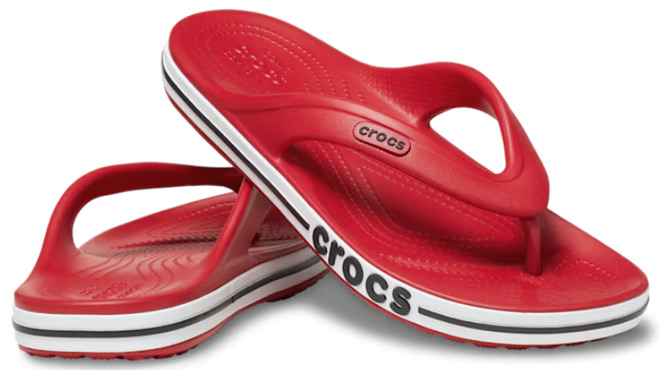 Crocs Bayaband Flip in Red Crocs Bayaband Flip in Red