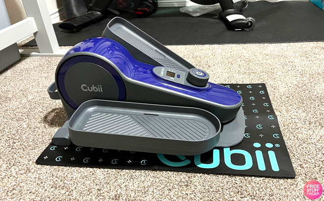 Cubii Groove Compact Seated Elliptical with Mat