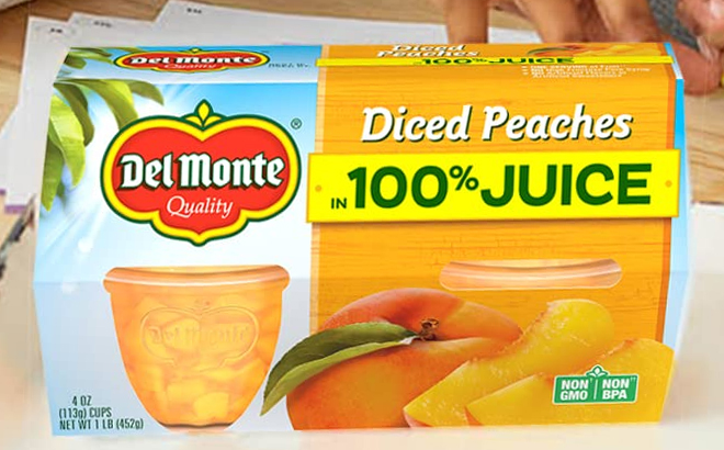 Del Monte Diced Peaches
