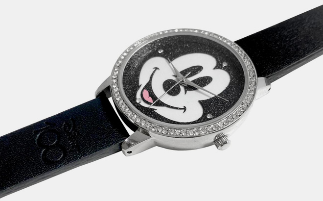 Disney 100th Anniversary Mickey Silvertone Glitter Dial Watch Disney 100th Anniversary Mickey Silvertone Glitter Dial Watch