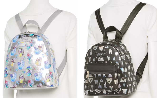 Disney Princesses 100th All Over Print Mini Backpack