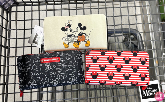 Disney Wallets on a Cart Disney Wallets on a Cart