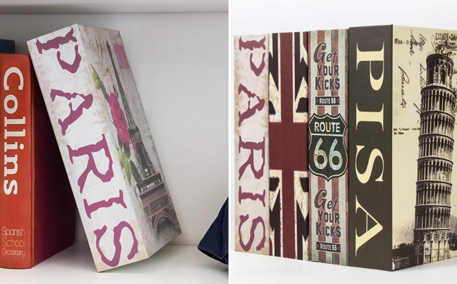 Diversion Book Safe with Combination Lock Paris