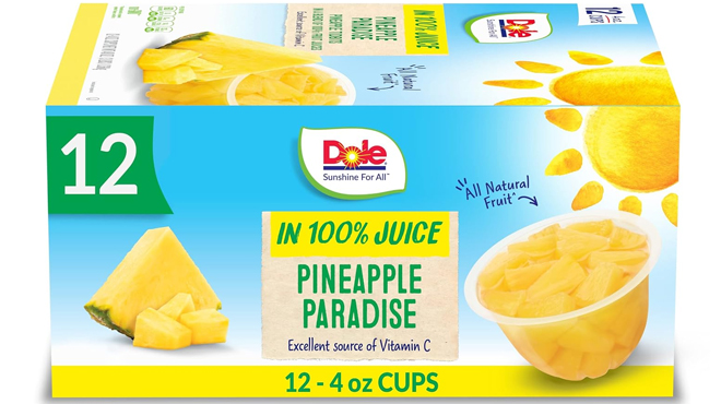 Dole Pineapple Paradise Pineapple Tidbits 12 pk