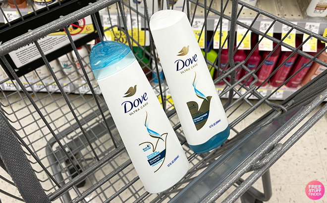 Dove Hair Care in the Cart