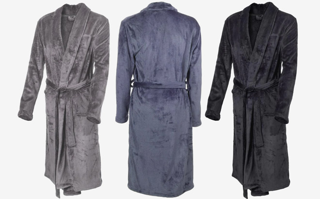 Eddie Bauer Mens Plush Robe 3 Colors Eddie Bauer Mens Plush Robe 3 Colors