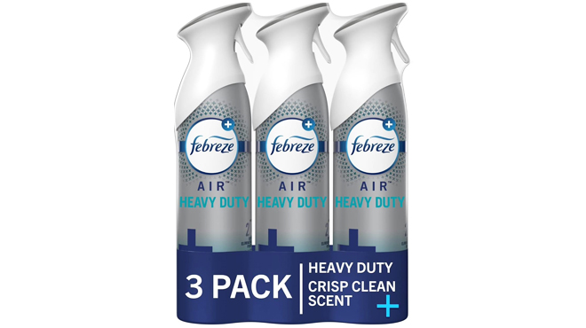 Febreze Air Freshener Spray Heavy Duty 3 Pack