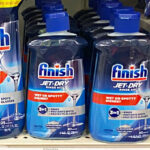 Finish Jet Dry Rinse Aid on a Shelf