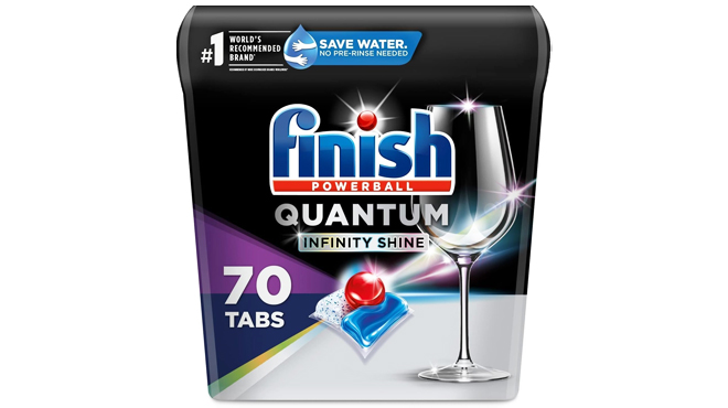 Finish Quantum 70 Count Dishwashing Tablets