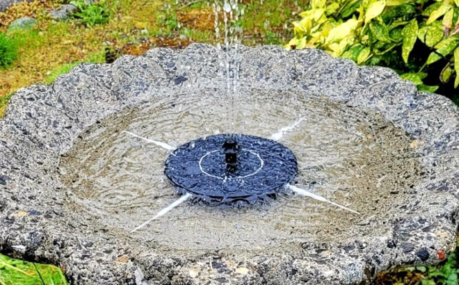 Floating Solar Powered Water Fountain Pump