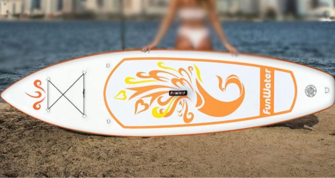 FunWater Inflatable Ultra Light Paddle Board 2 FunWater Inflatable Ultra Light Paddle Board 2