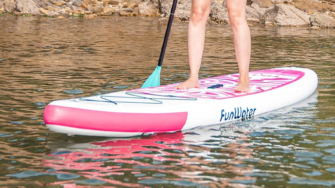 FunWater Inflatable Ultra Light Stand Up Paddle Board