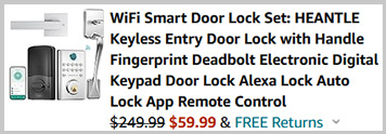 Heantle WiFi Smart Door Lock Set Screenshot
