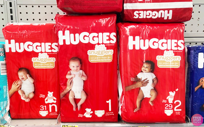 Huggies Little Snugglers Diaper on Shelf