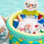 Jasonwell Inflatable Pool Party Cooler Ice Bucket Drink Holder