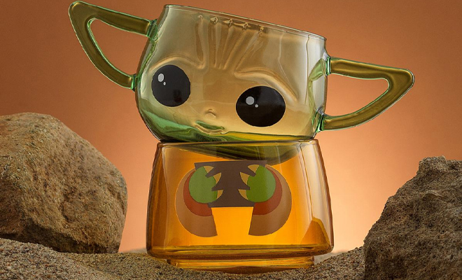 JoyJolt Star Wars Grogu Stackable Glasses JoyJolt Star Wars Grogu Stackable Glasses