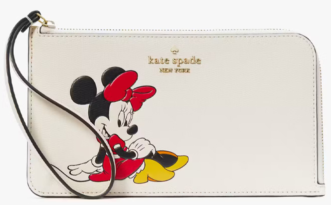 Kate Spade Disney X Kate Spade New York Minnie Medium L Zip Wristlet Kate Spade Disney X Kate Spade New York Minnie Medium L Zip Wristlet