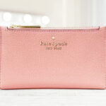 Kate Spade Leila Small Slim Bifold Wallet in Peachy Rose