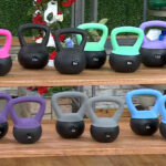 Kettlebells 2 Piece Sets in Various Colors on a Table