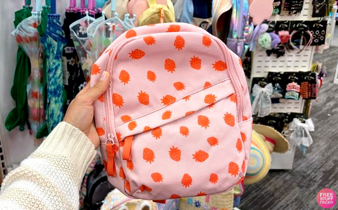Kids 1122 Mini Backpack with Diagonal Zipper Cat Jack