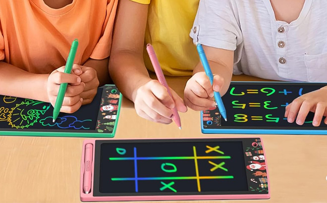 Kids' LCD Writing Tablet 3-Pack