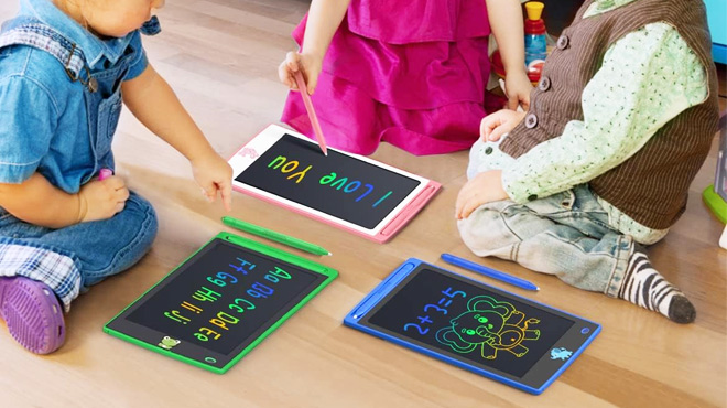 Kids LCD Writing Tablets 3 Pack